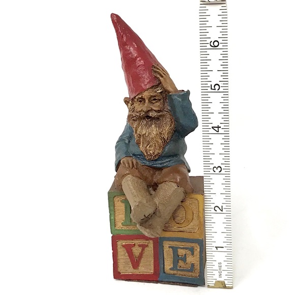 Tom Clark SPOCK LOVE Gnome VTG 1983 Signed - Picture 8 of 11